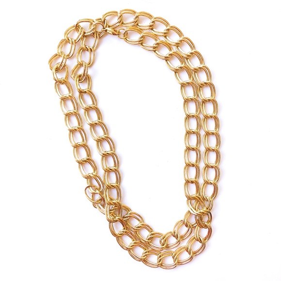 Jewelry - Brand new gold tone single chain link necklace
